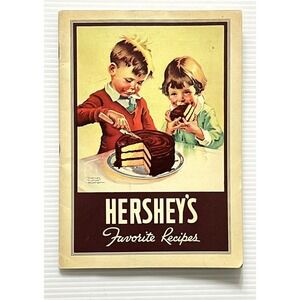 Hershey's Helps For The Hostess by Christine Frederick Cookbook SC 1937